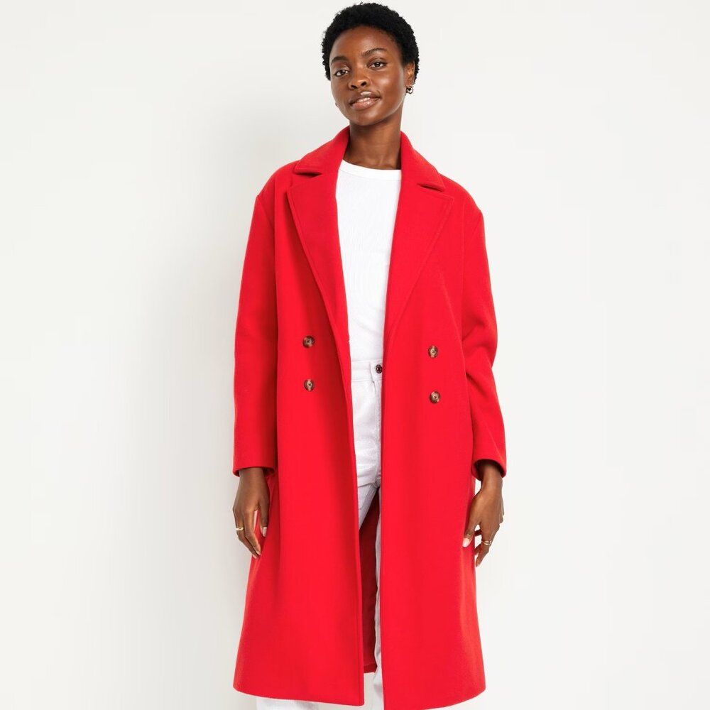 Old Navy Oversized Belted Coat size M, NWT
